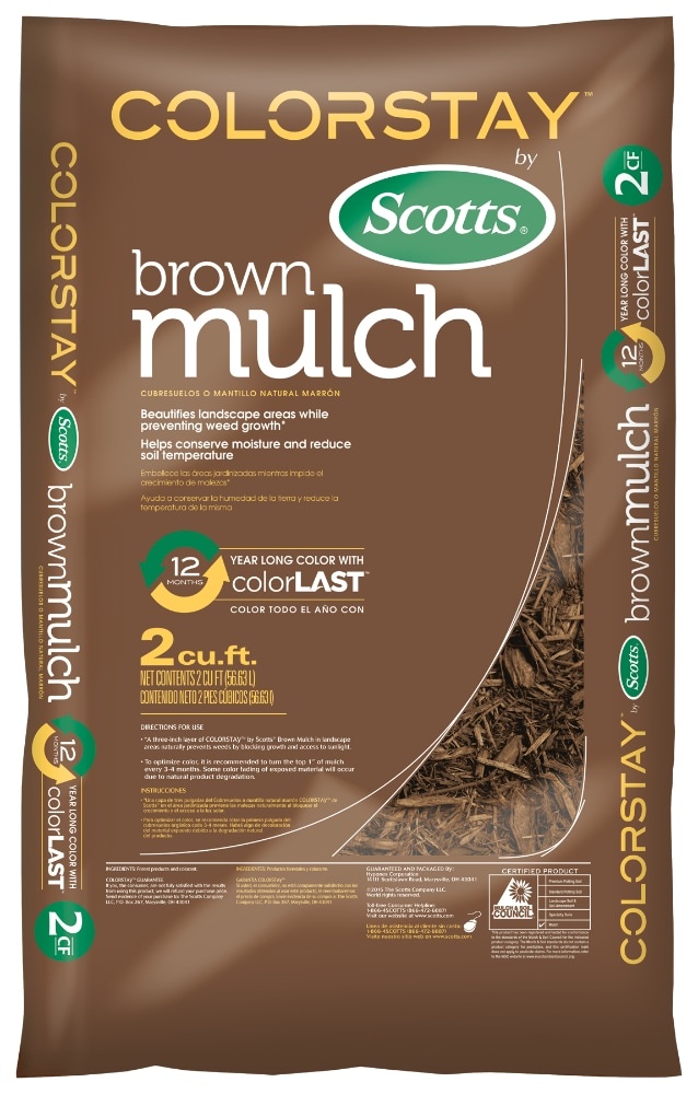 slide 1 of 1, Scotts Colorstay Brown Mulch, 1 ct