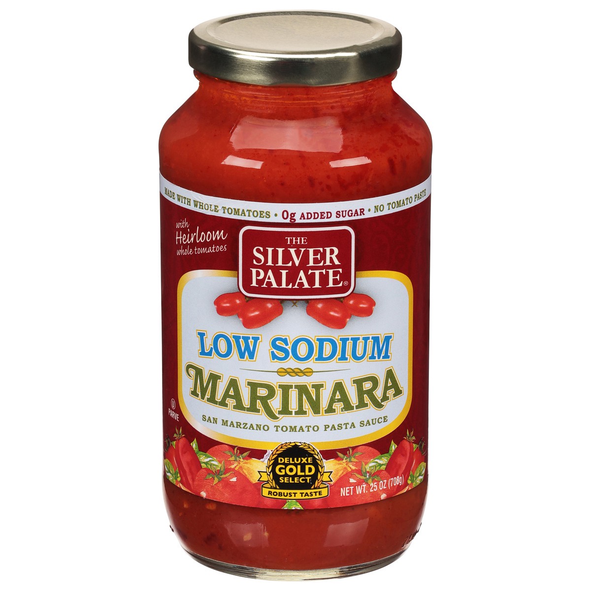 slide 1 of 4, The Silver Palate Low Sodium San Marzano Marinara Pasta Sauce 25 oz, 25 oz