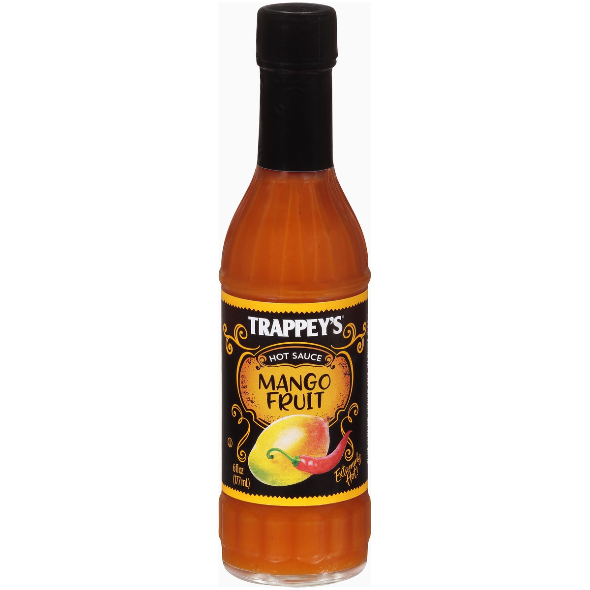 slide 1 of 12, Trappey's Mango Fruit Hot Sauce 6 fl. oz. Bottle, 6 oz