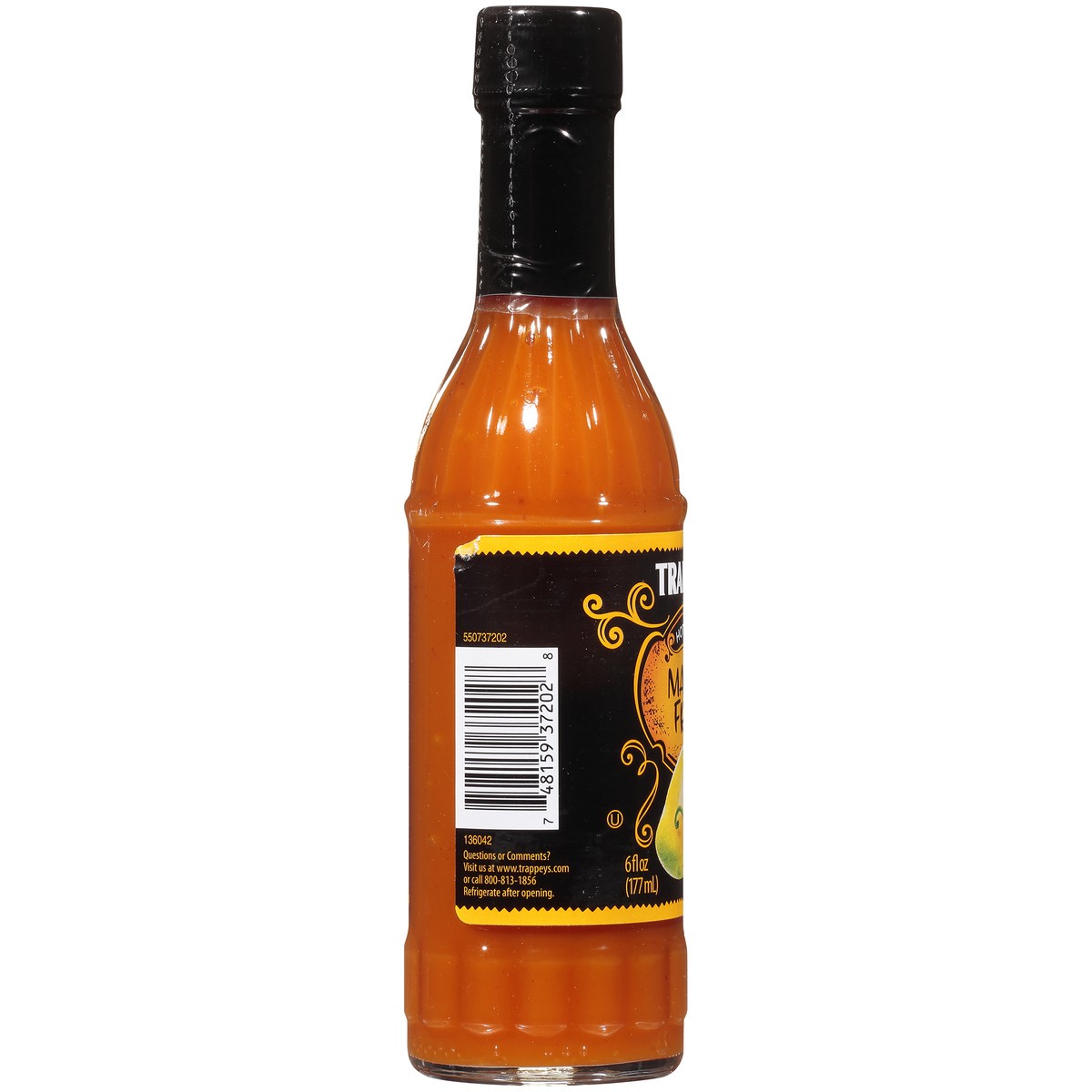 slide 11 of 12, Trappey's Mango Fruit Hot Sauce 6 fl. oz. Bottle, 6 oz