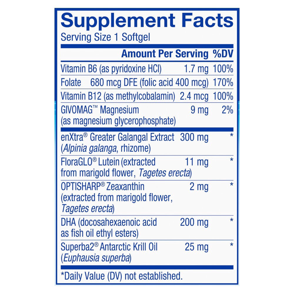 slide 3 of 6, Kroger 6-Function Brain Health Softgels, 30 ct