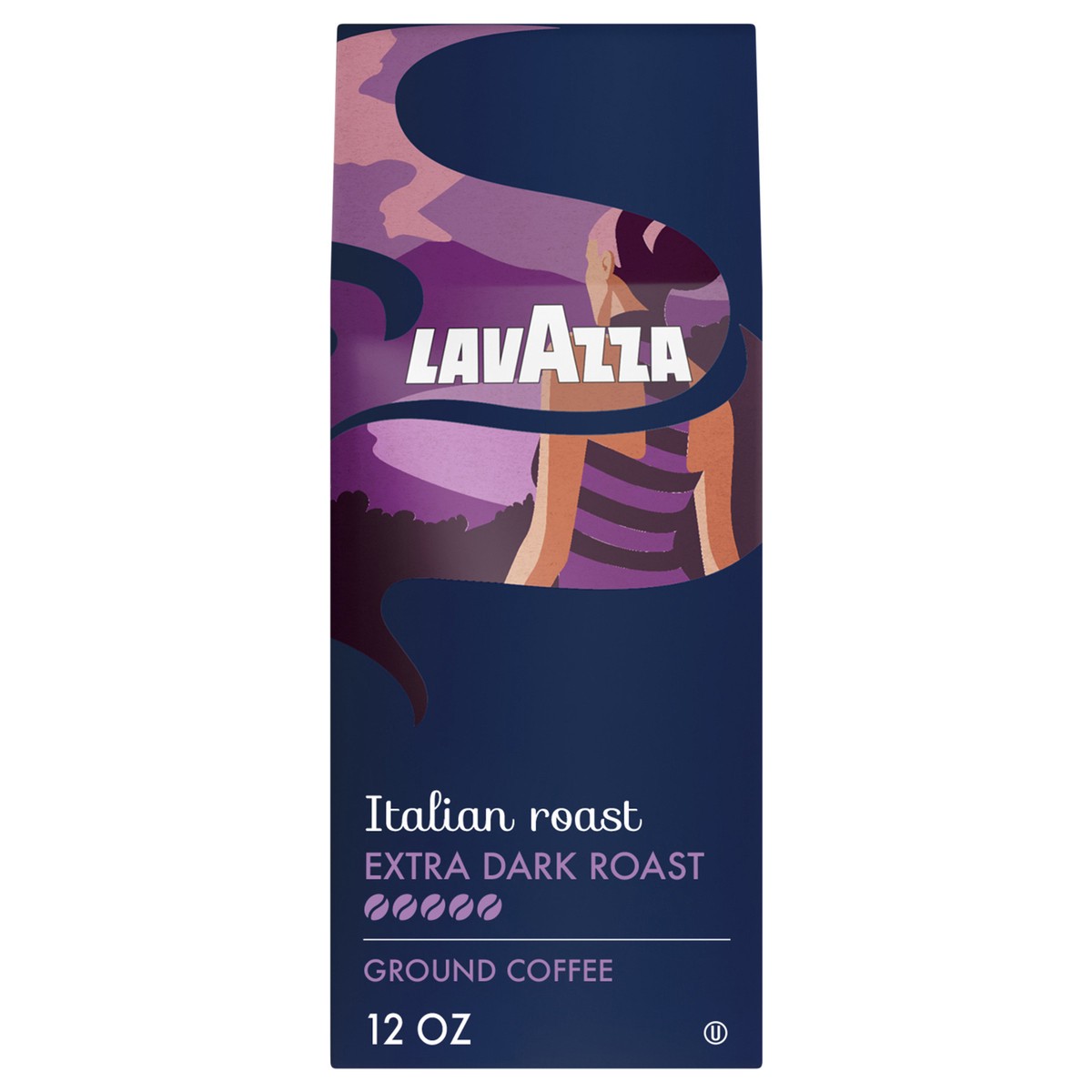 slide 1 of 11, Lavazza Italian Roast Extra Dark Roast Ground Coffee, 12 oz