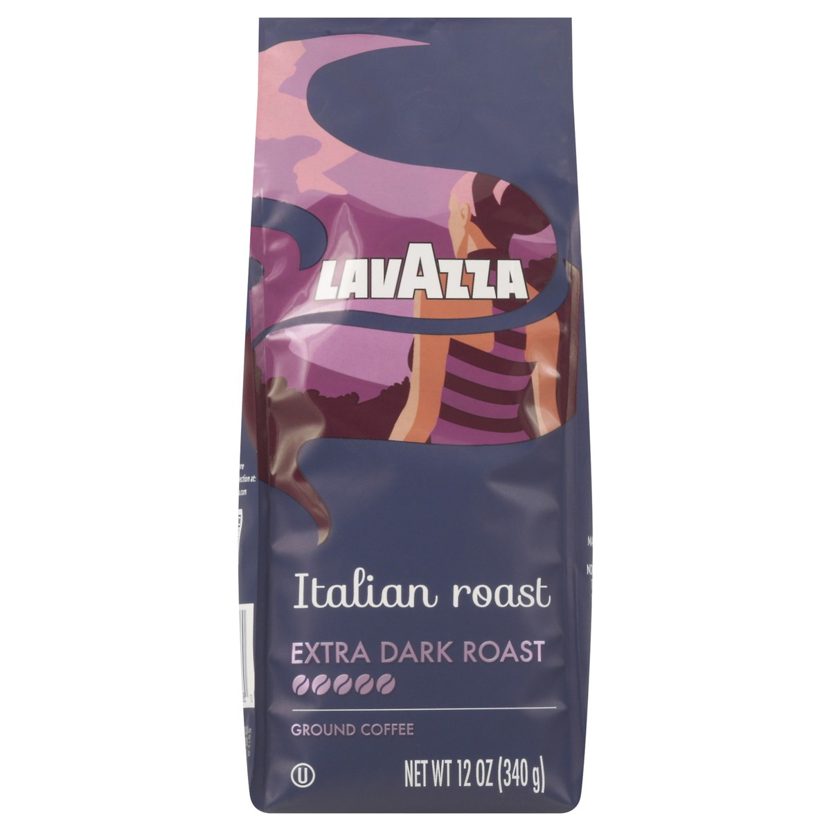 slide 1 of 11, Lavazza Extra Dark Roast Ground Italian Roast Coffee 12 oz, 12 oz