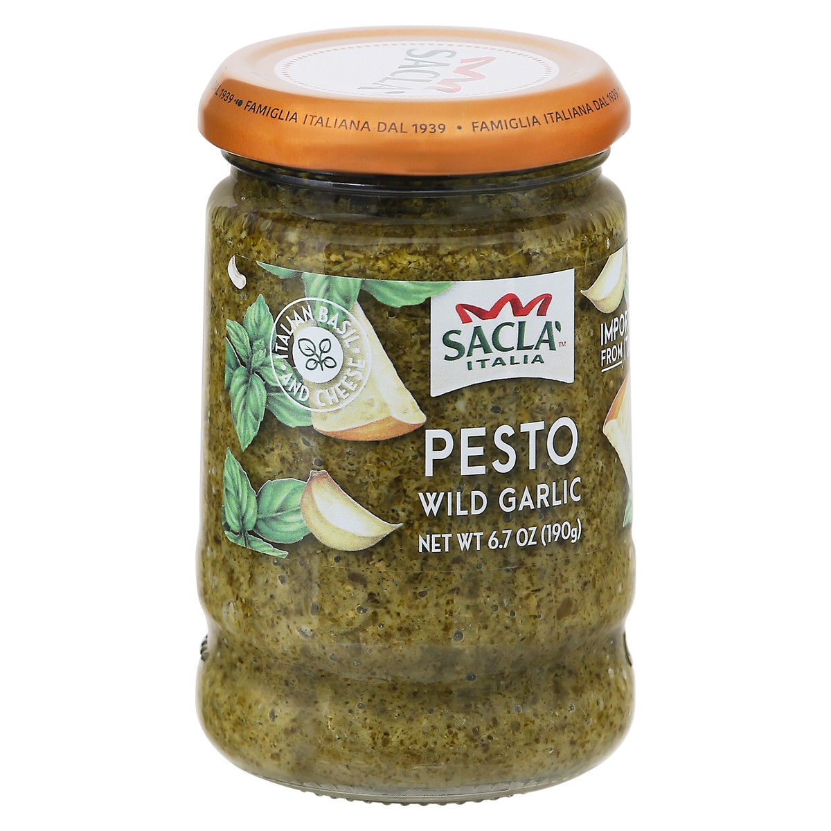 slide 5 of 14, Sacla Italia Wild Garlic Pesto 6.7 oz, 