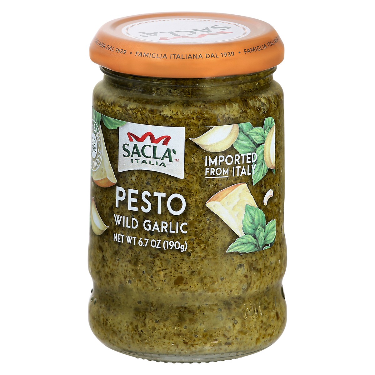 slide 14 of 14, Sacla Italia Wild Garlic Pesto 6.7 oz, 