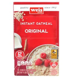 Weis Quality Original 12 Count Instant Oatmeal