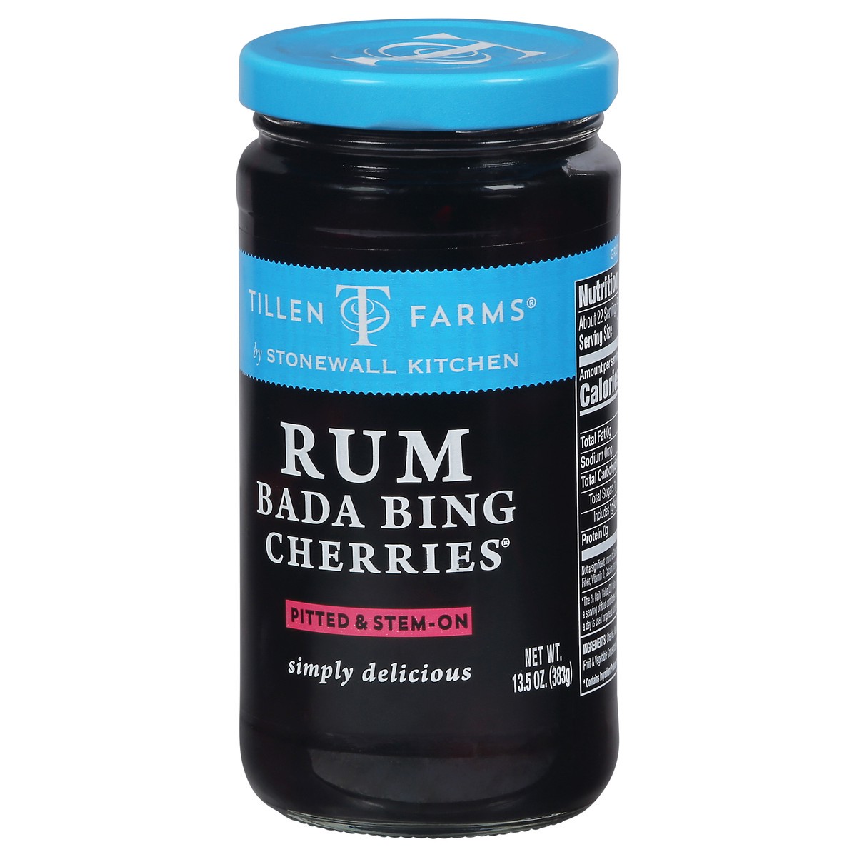 slide 9 of 13, Tillen Farms Pitted & Stem-On Bada Bing Rum Cherries 13.5 oz, 13.5 oz