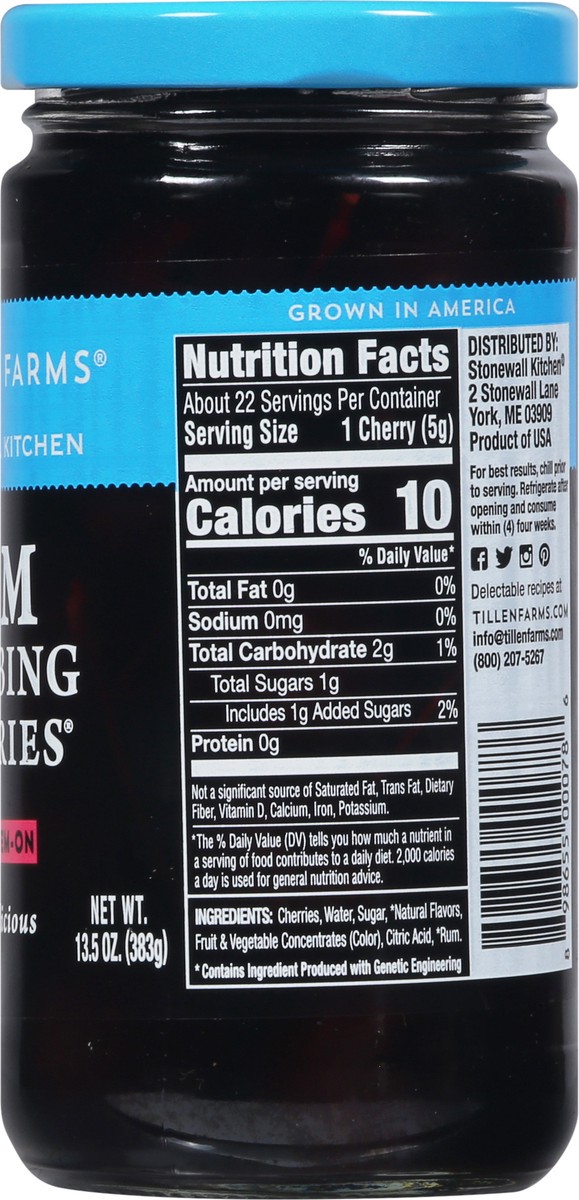 slide 3 of 13, Tillen Farms Pitted & Stem-On Bada Bing Rum Cherries 13.5 oz, 13.5 oz