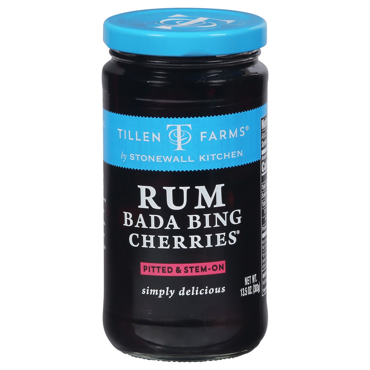 slide 10 of 13, Tillen Farms Pitted & Stem-On Bada Bing Rum Cherries 13.5 oz, 13.5 oz