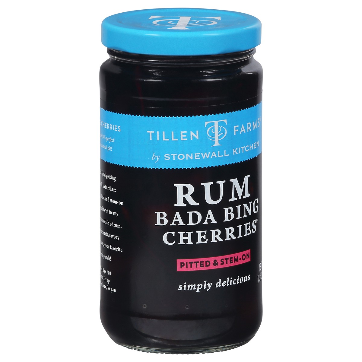 slide 6 of 13, Tillen Farms Pitted & Stem-On Bada Bing Rum Cherries 13.5 oz, 13.5 oz