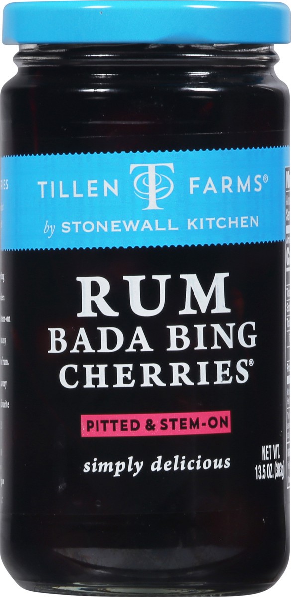 slide 2 of 13, Tillen Farms Pitted & Stem-On Bada Bing Rum Cherries 13.5 oz, 13.5 oz