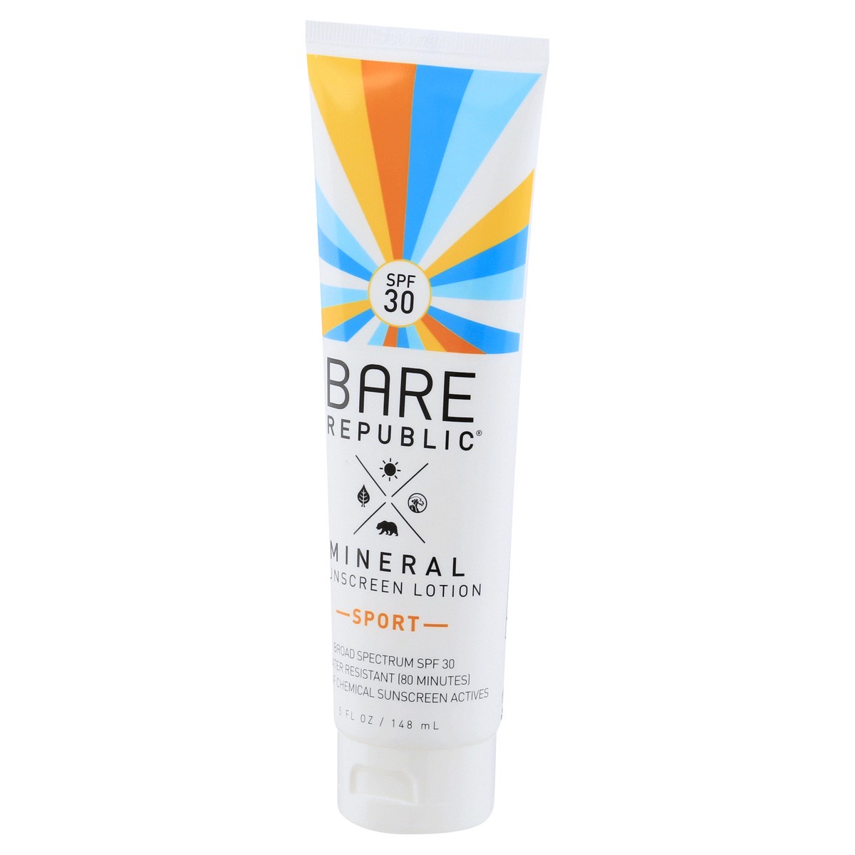 slide 11 of 12, Bare Republic Mineral Sport SPF 30 Sunscreen Lotion 5 oz, 5 oz