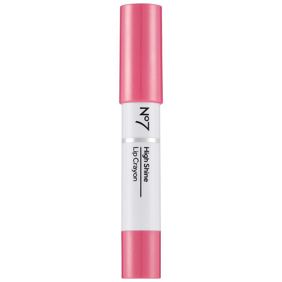 slide 4 of 5, No7 High Shine Lip Crayon - Delicate Pink, 0.1 oz