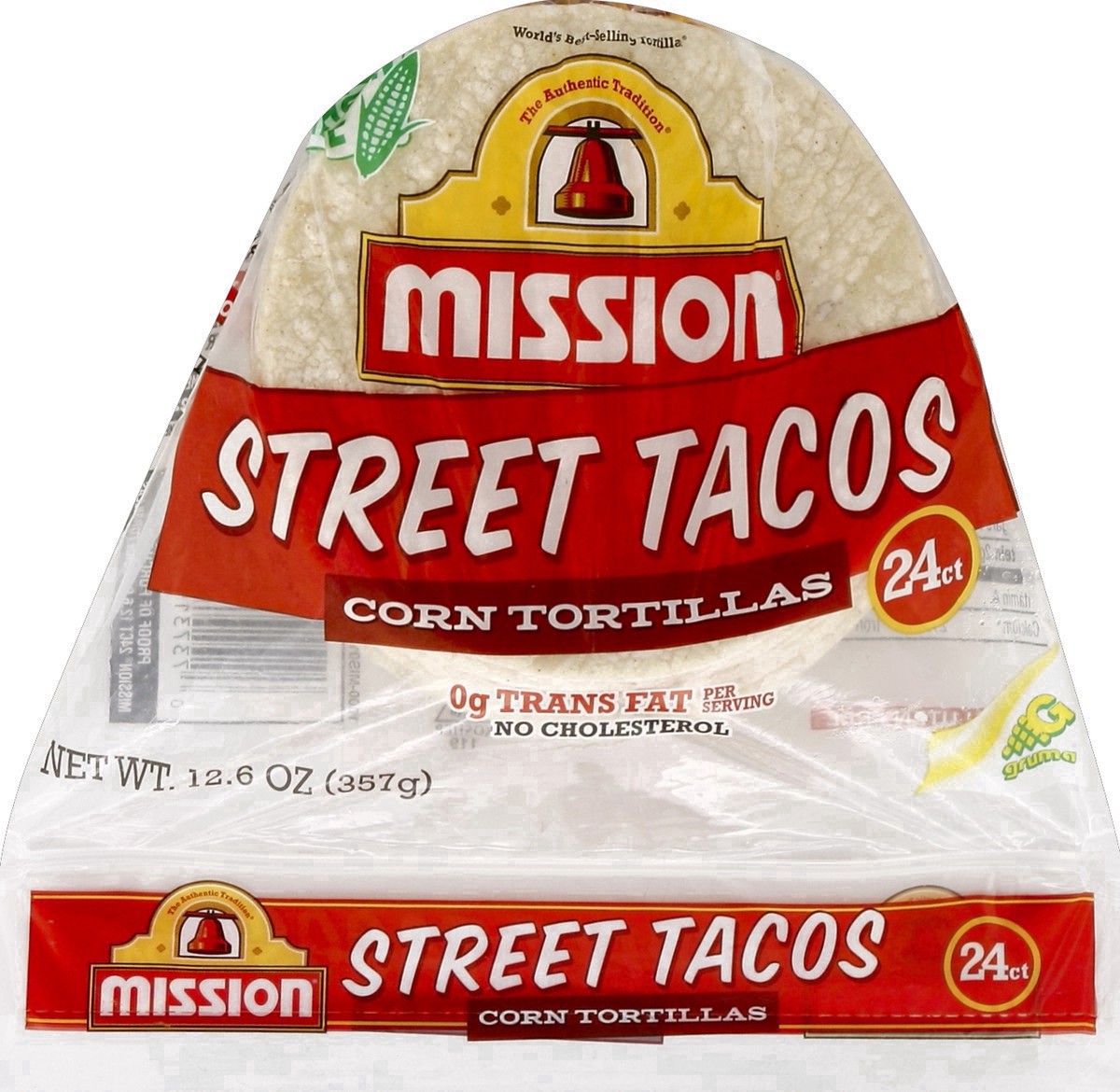 slide 10 of 17, Mission Street Tacos Gluten Free Corn Tortillas 24 ct, 24 ct