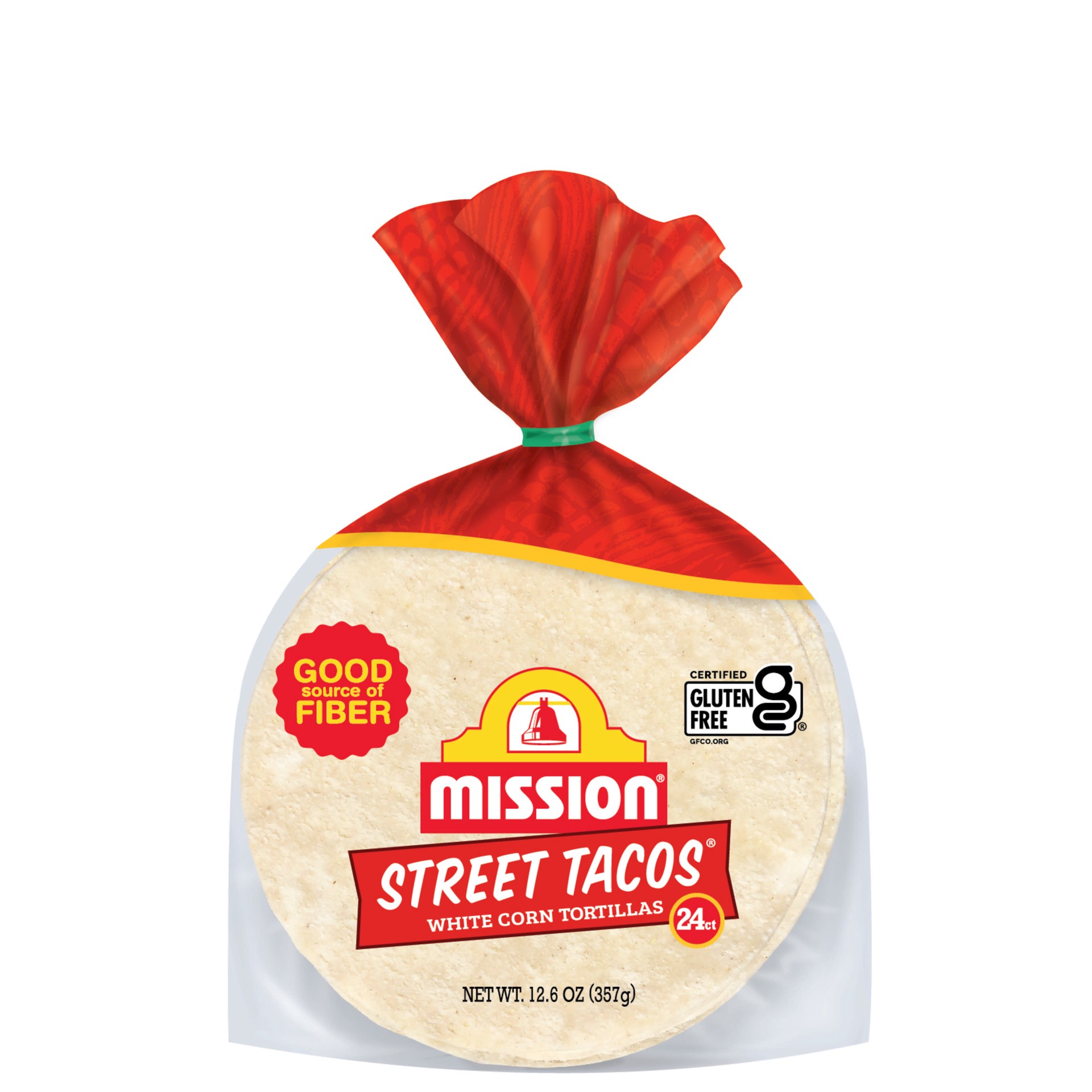 slide 1 of 17, Mission White Corn Tortillas, Street Taco Size, 24 Count, 12.6 oz