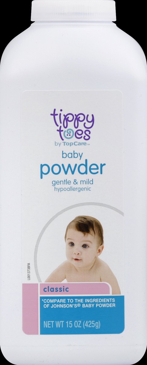 slide 5 of 6, TopCare Top Care Classic Scent Baby Powder 15 Oz Shaker, 15 oz