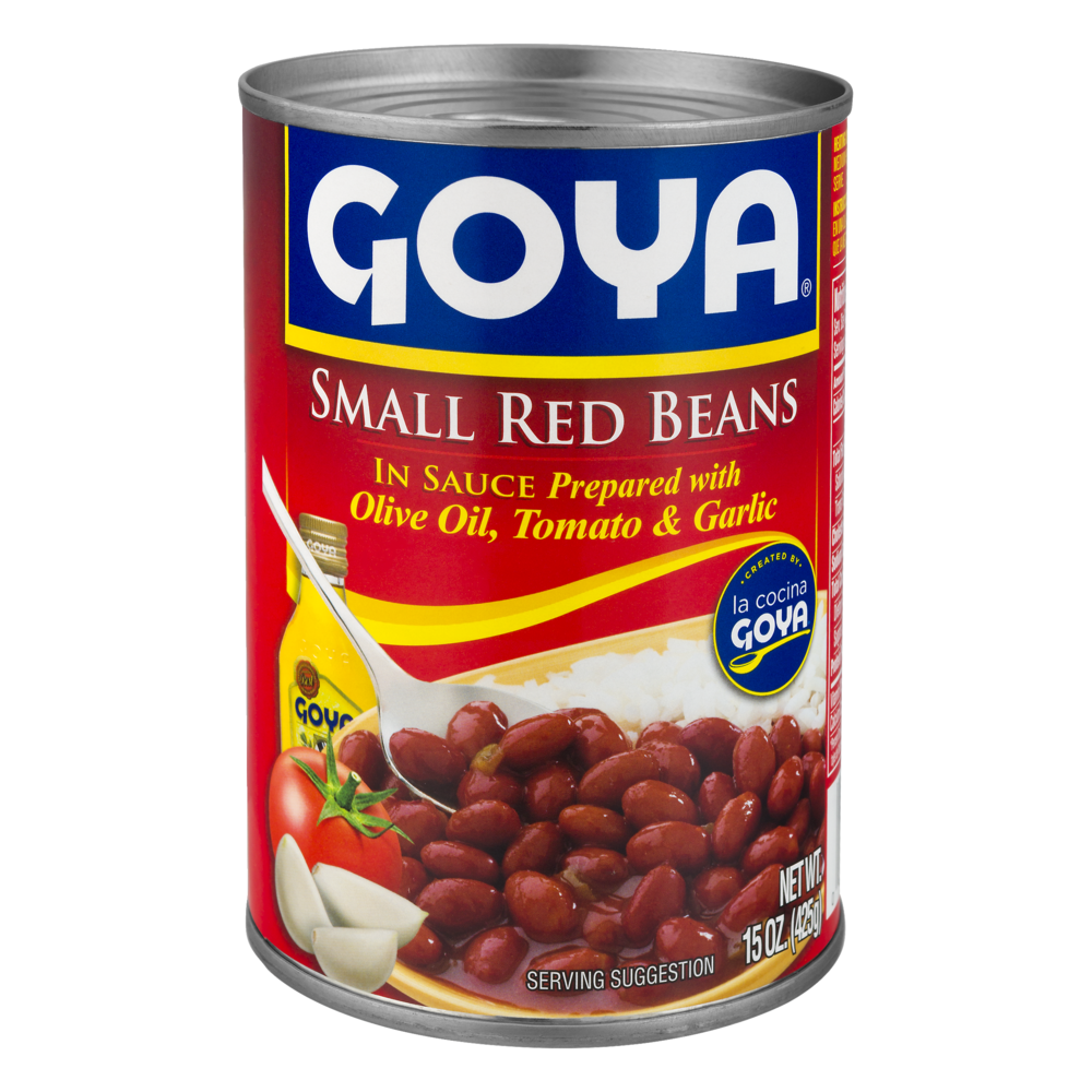 slide 1 of 1, Goya Small Red Beans In Sauce, 15 oz