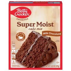 Betty Crocker Favorites Super Moist Milk Chocolate Cake Mix, 13.25 oz