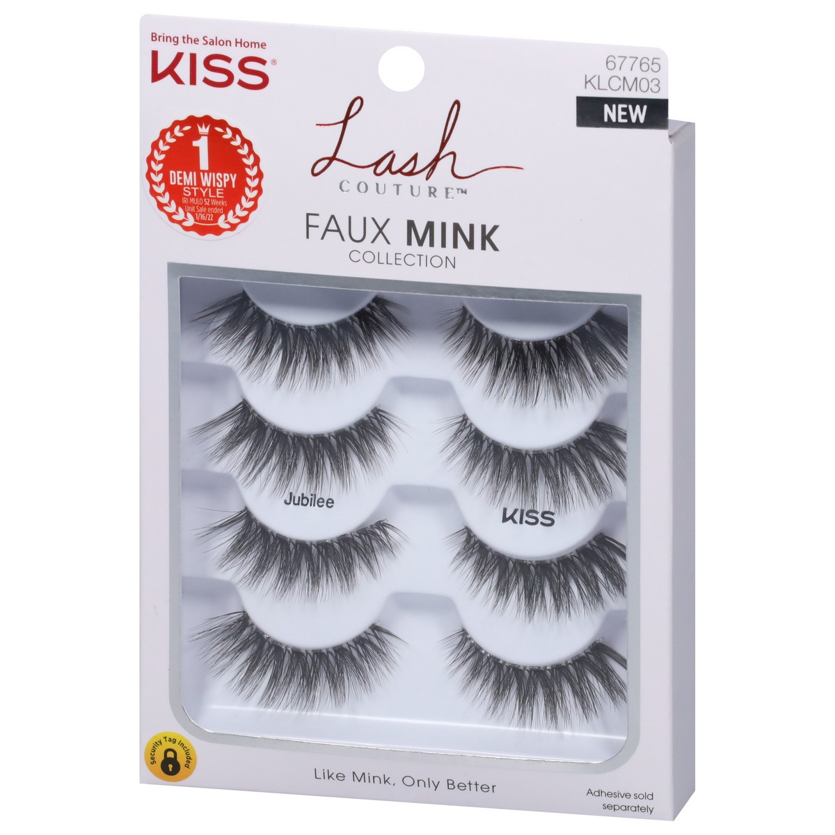 slide 3 of 9, KISS Lash Couture Faux Mink False Eyelashes, Jubilee Multipack, 4 Pairs, 1 ct