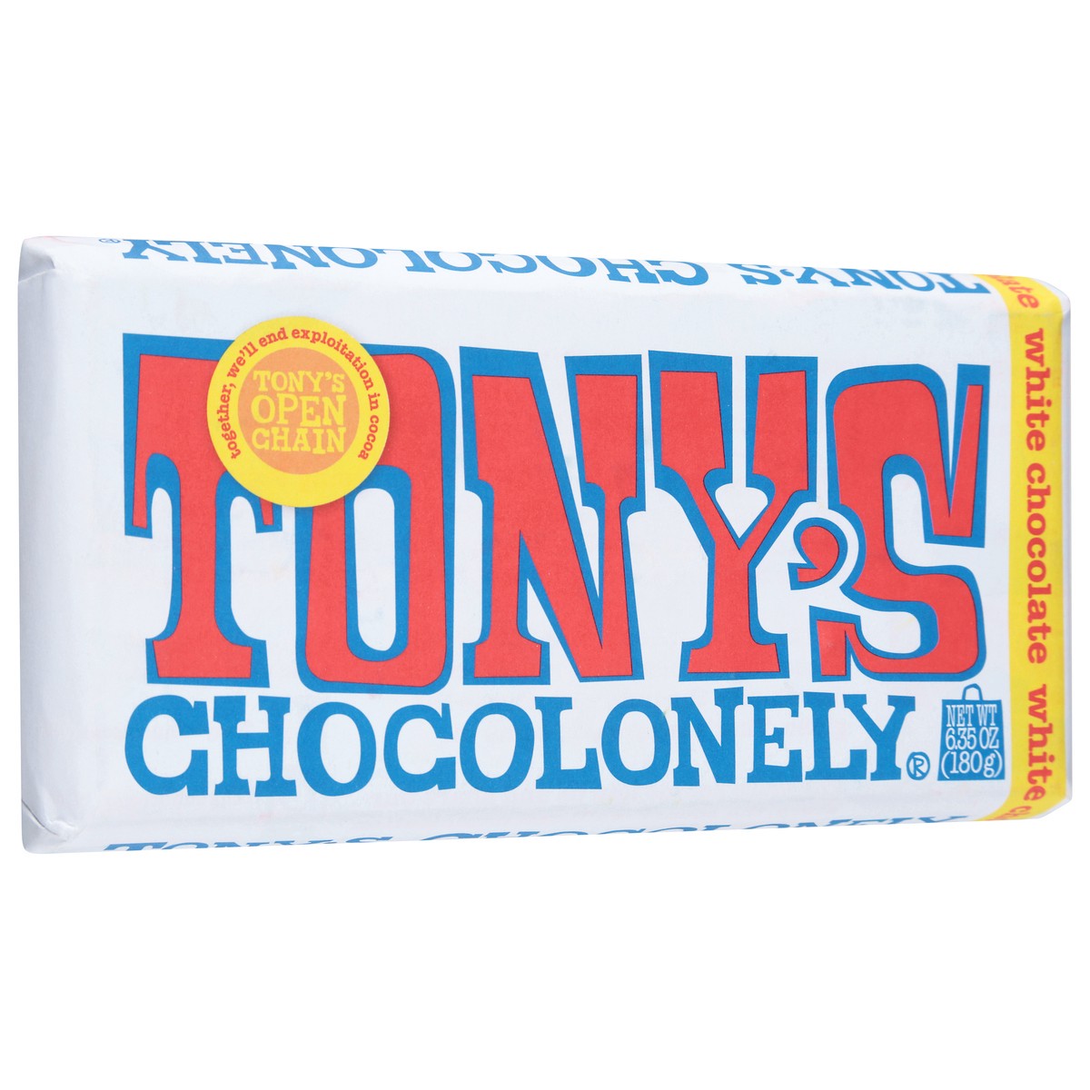 slide 3 of 4, Tony's Chocolonely White Chocolate 6.35 oz, 6.35 oz