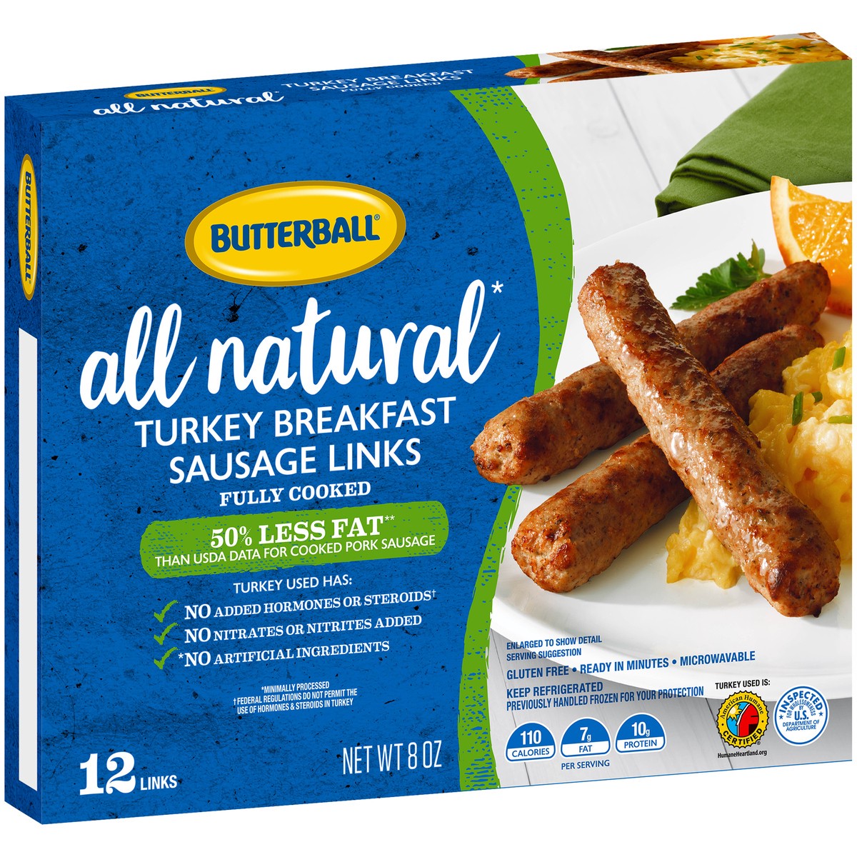 slide 10 of 13, Butterball Turkey Sausage Links, 12 ct; 8 oz