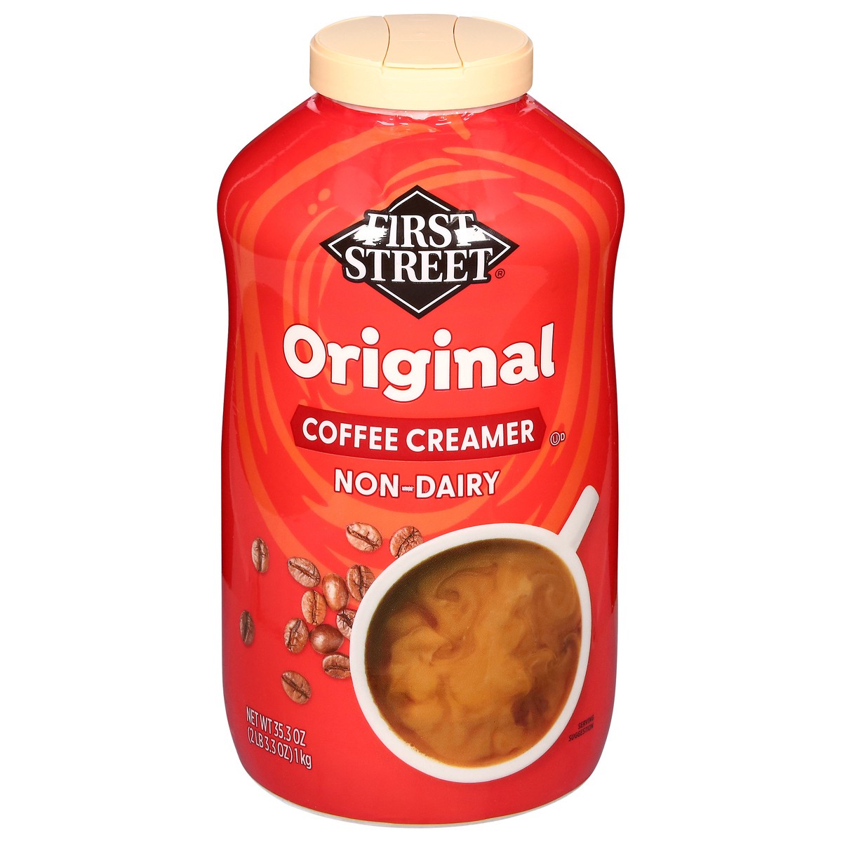 slide 7 of 14, First Street Non-Dairy Creamer - 35.3 oz, 35.3 oz