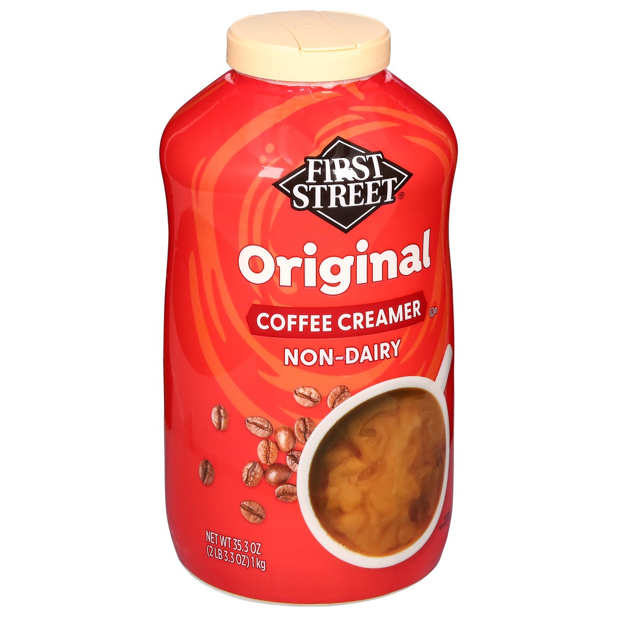 slide 11 of 14, First Street Non-Dairy Creamer - 35.3 oz, 35.3 oz