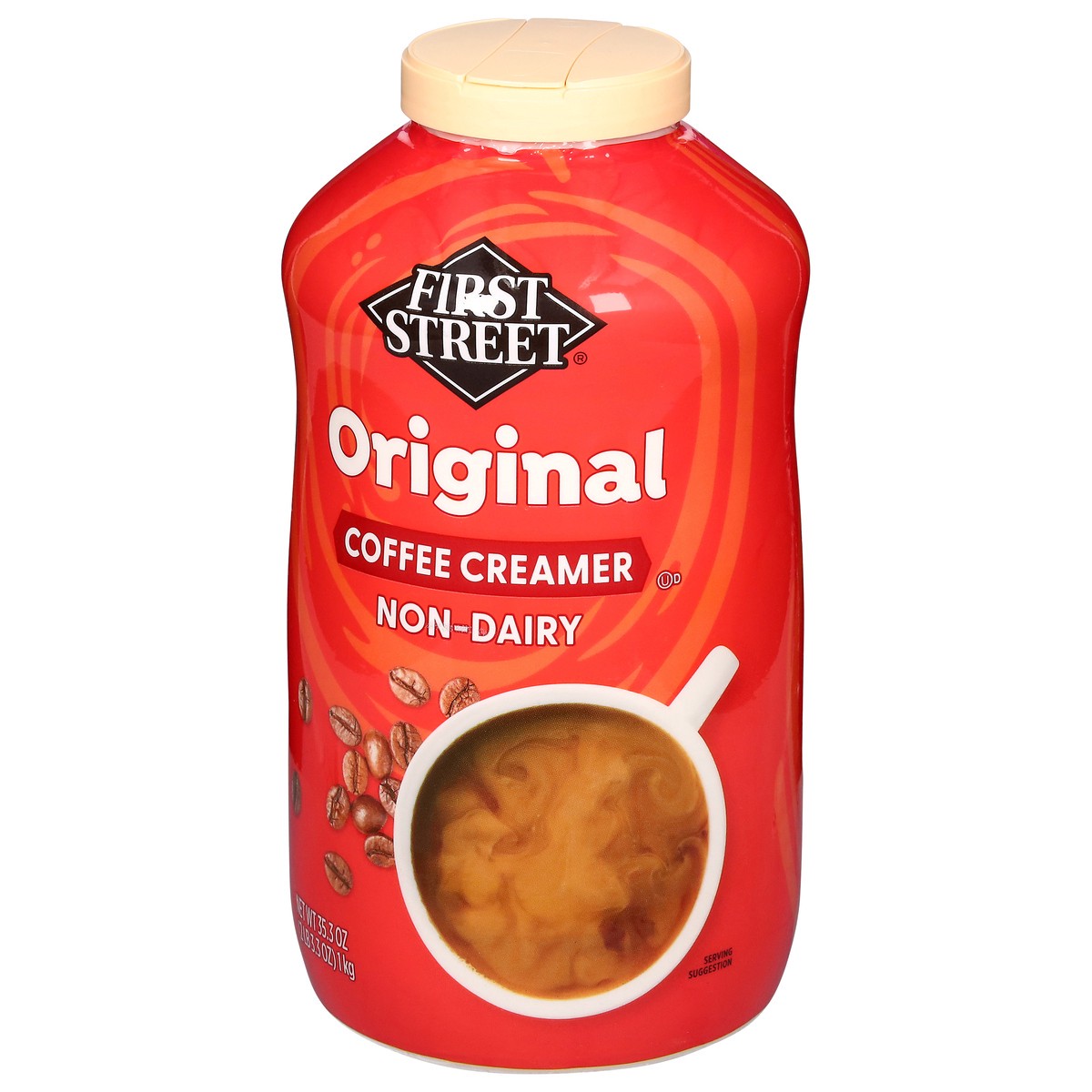 slide 2 of 14, First Street Non-Dairy Creamer - 35.3 oz, 35.3 oz