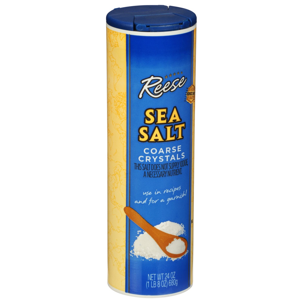 slide 2 of 11, Reese Coarse Sea Salt Crystals, 24 oz