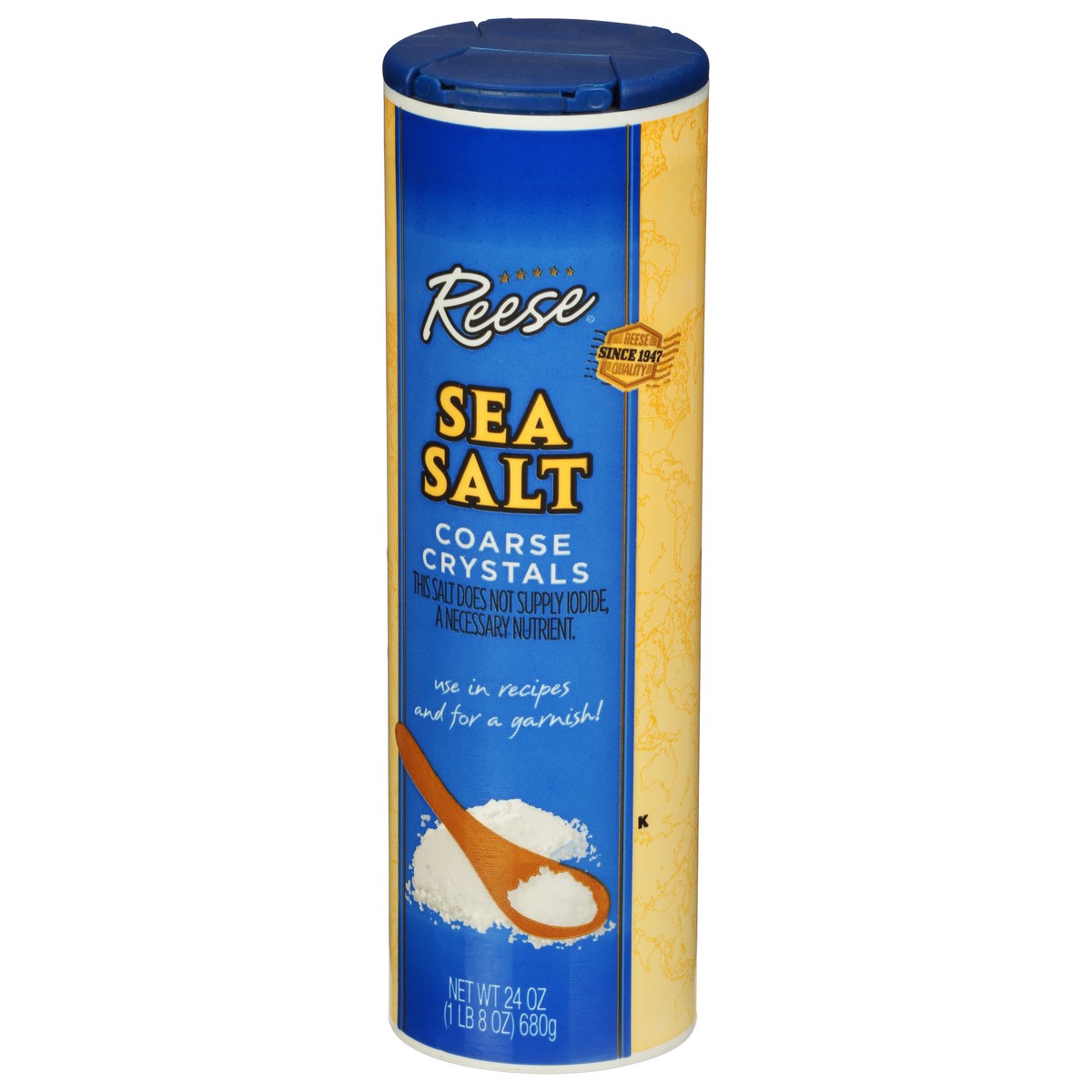 slide 7 of 11, Reese Coarse Sea Salt Crystals, 24 oz