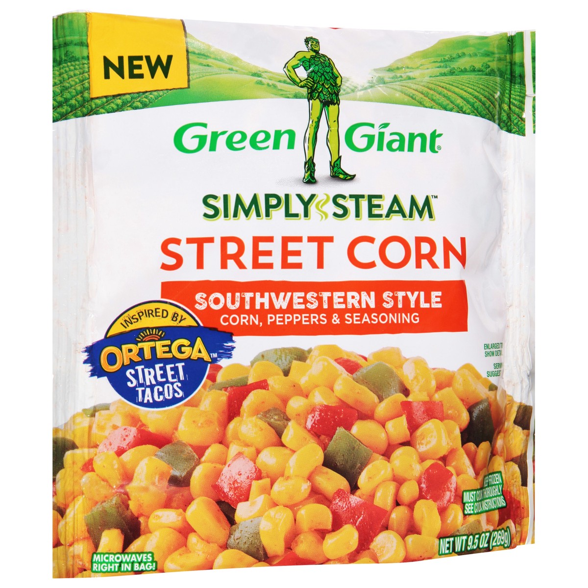 slide 6 of 9, Green Giant Simply Steam Street Corn Southwestern Style, 9.5 oz, 9.5 oz