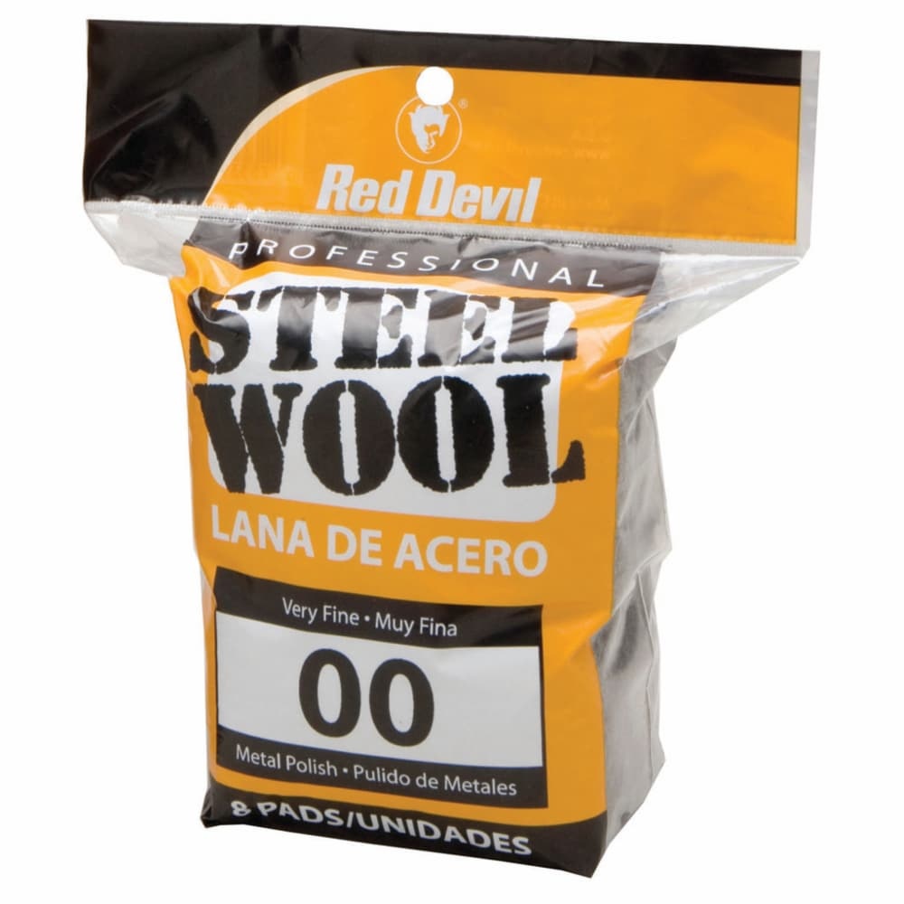 slide 1 of 1, Red Devil Professional Steel Wool Pads - 8 Count, 1 ct