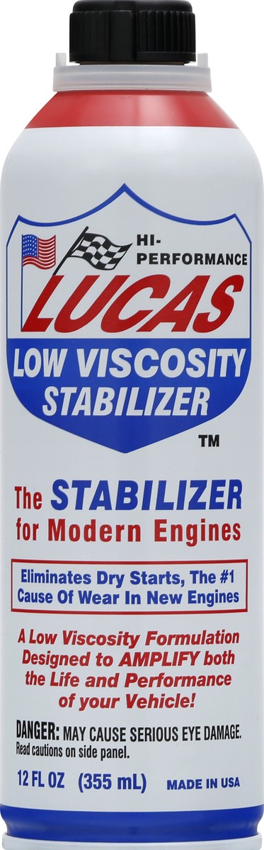 slide 1 of 9, Lucas Oil Products Low Viscosity Stabilizer 12 oz, 12 oz