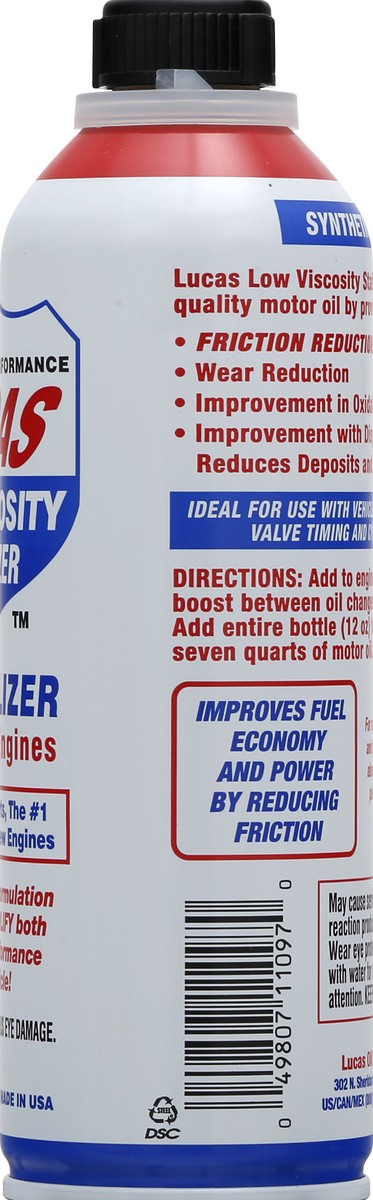 slide 5 of 9, Lucas Oil Products Low Viscosity Stabilizer 12 oz, 12 oz