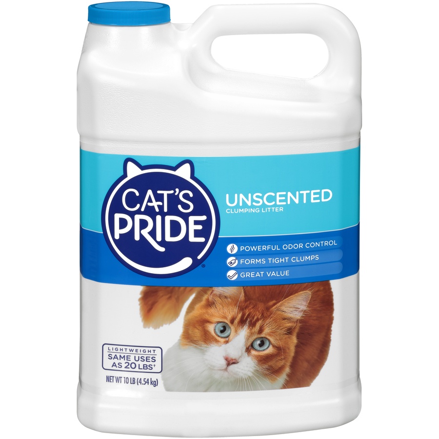 slide 1 of 1, Cat's Pride Cat Litter Lightweight Unscented Jug - 10 Lb, 10 lb