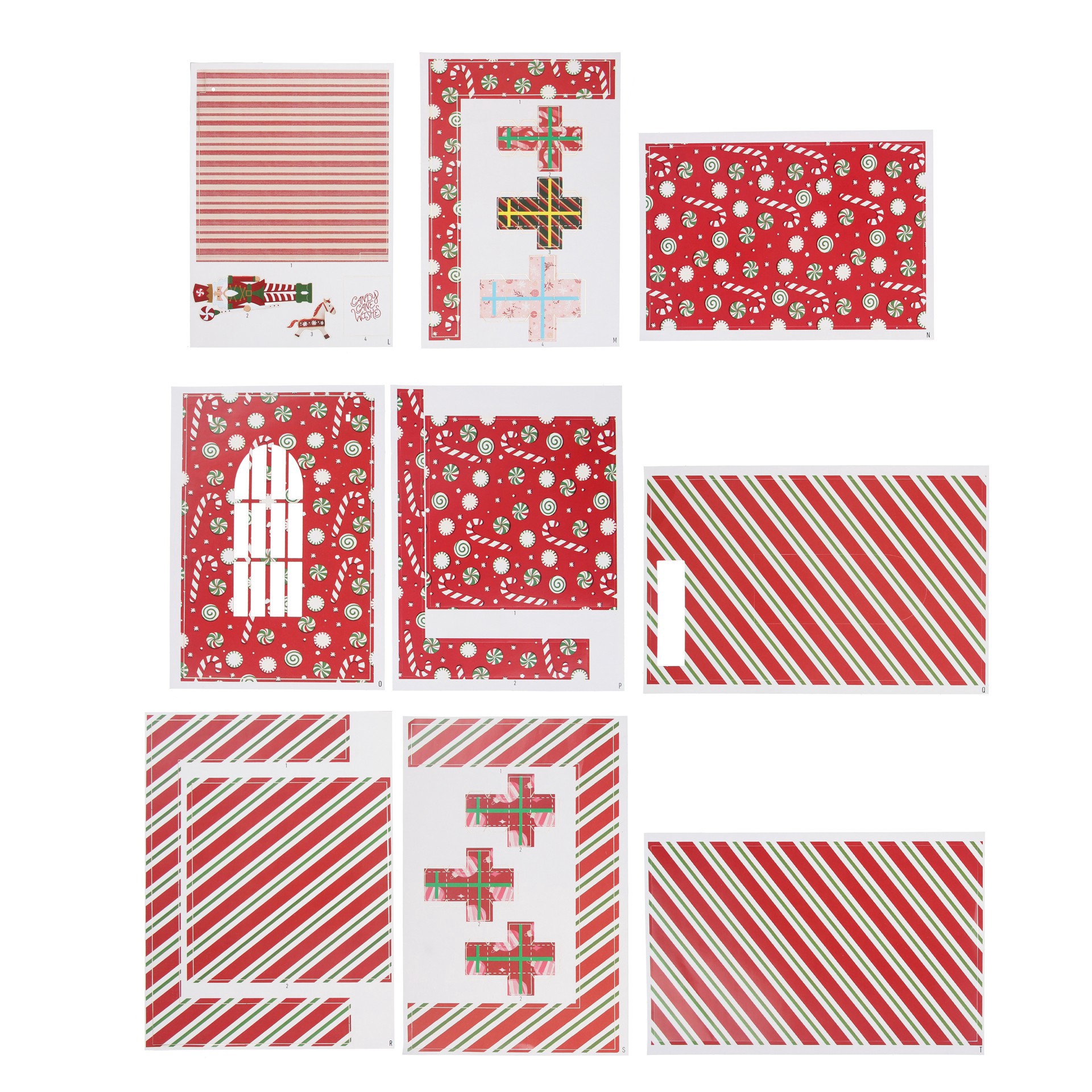 slide 3 of 9, Wrapped Present Diorama Kit By Make Market, 6 in x 5.7 in x 9.6 in