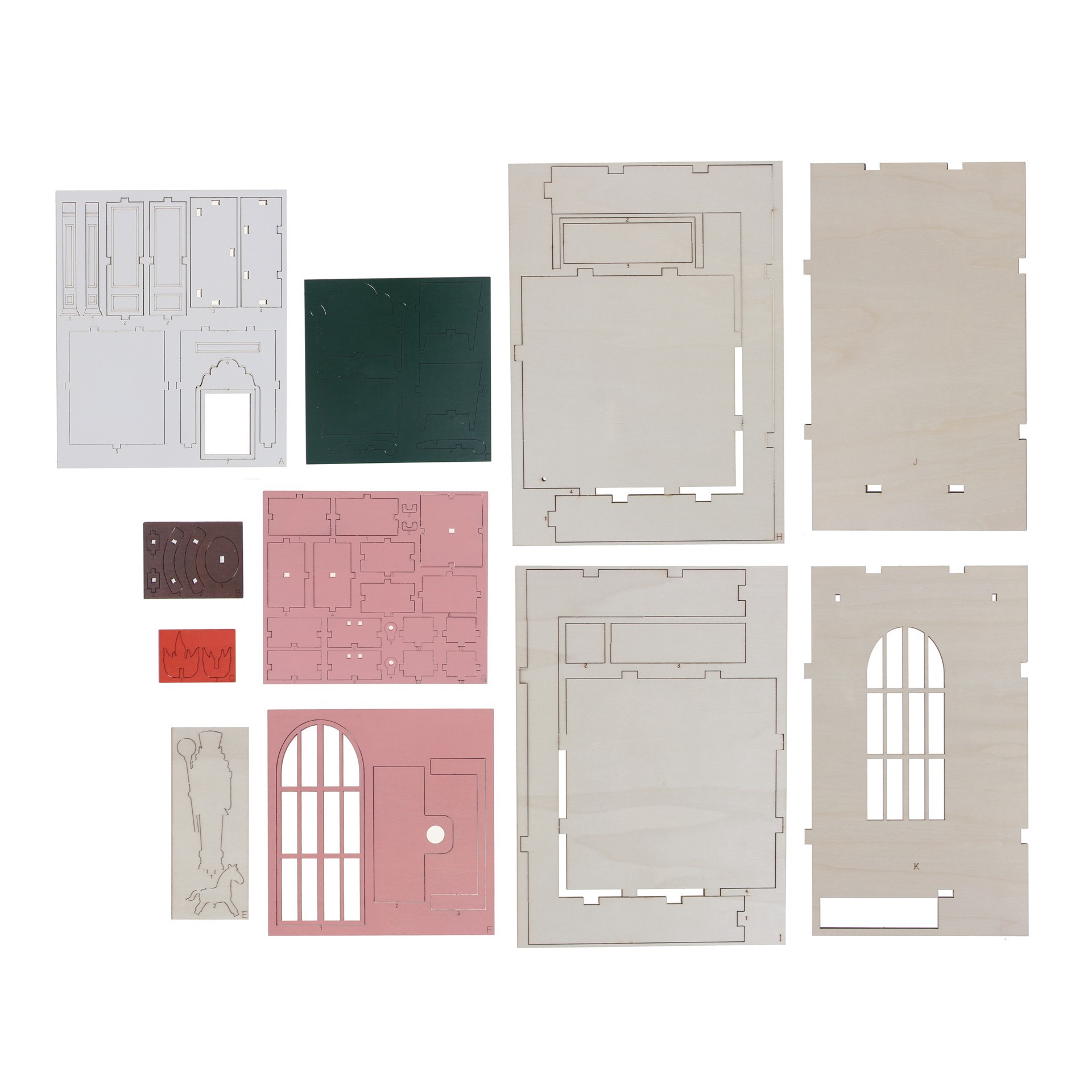 slide 5 of 9, Wrapped Present Diorama Kit By Make Market, 6 in x 5.7 in x 9.6 in