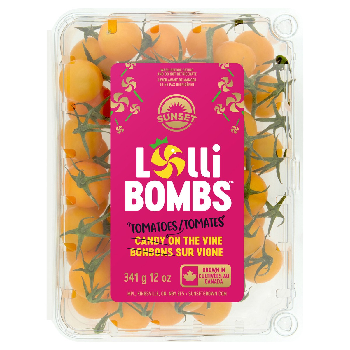 slide 1 of 8, SUNSET Lolli Bombs On-the-Vine Tomatoes, 12oz, 12 oz