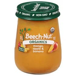 Beech-Nut Organics Stage 2 (6+ Months) Mango, Apple & Banana 4 oz
