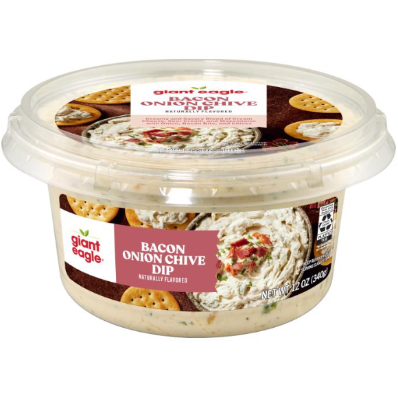 slide 1 of 1, Ge Bacon Onion Chive Dip, 12 oz