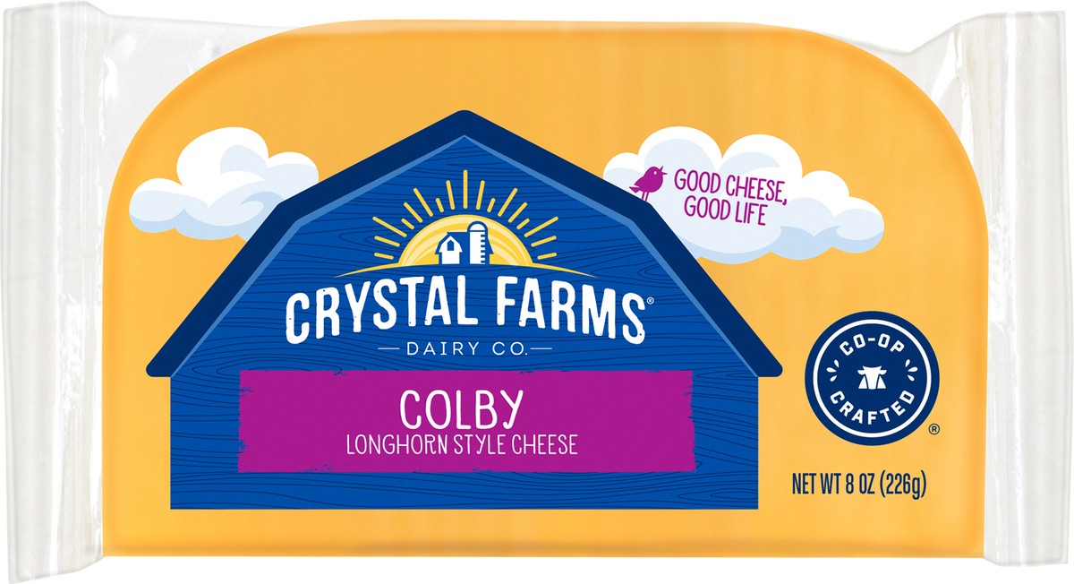 slide 2 of 6, Crystal Farms Cheese, 8 oz