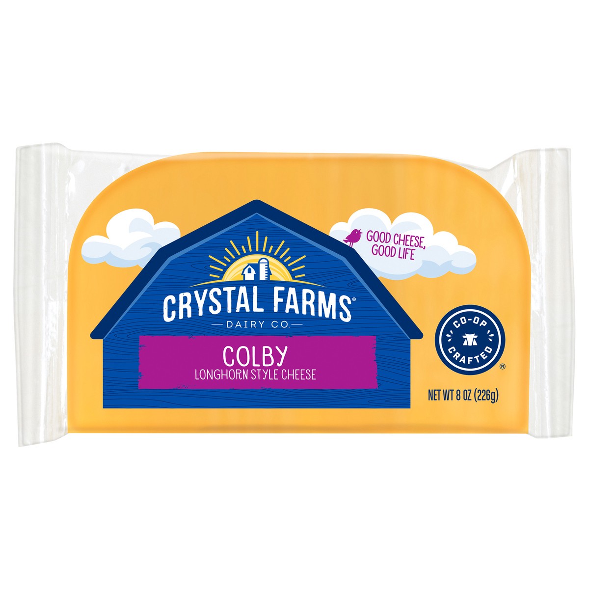 slide 3 of 6, Crystal Farms Cheese, 8 oz