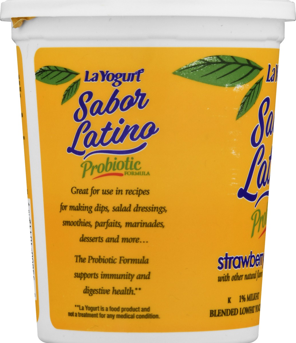 slide 13 of 13, La Yogurt Sabor Latino Lowfat Probiotic Strawberry Yogurt 32 oz, 32 oz