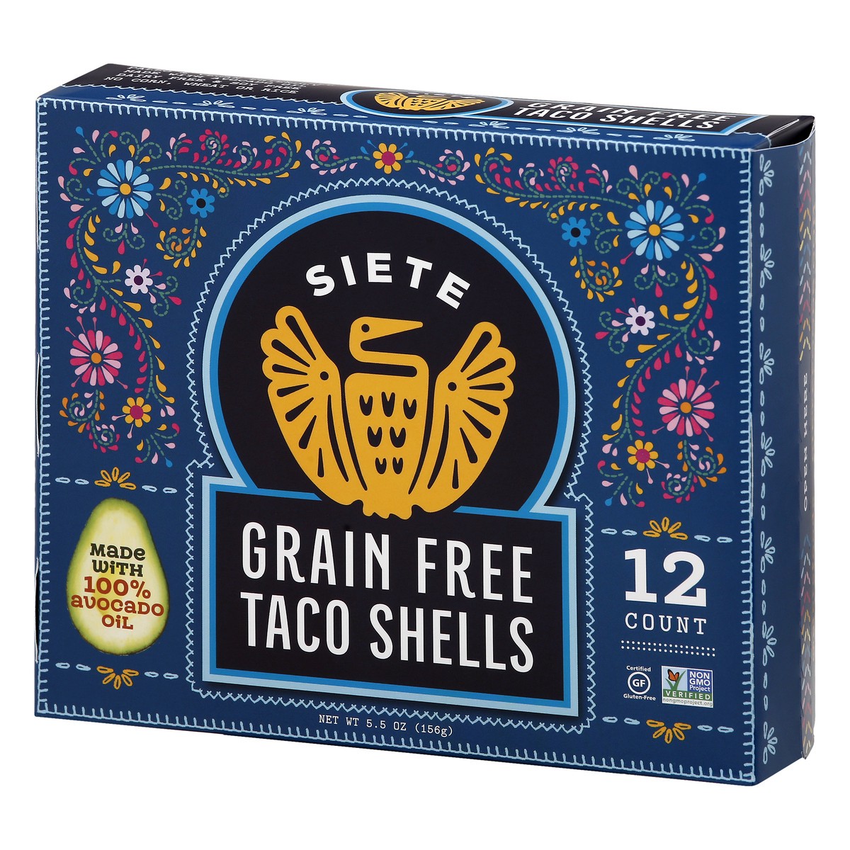 slide 8 of 9, Siete Grain Free, Gluten Free Taco Shells - 5.5oz/12ct, 12 ct; 5.5 oz