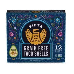 Siete Grain Free Taco Shells 12 Each