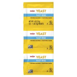 Meijer Fast Rising High Active Yeast, .75 oz