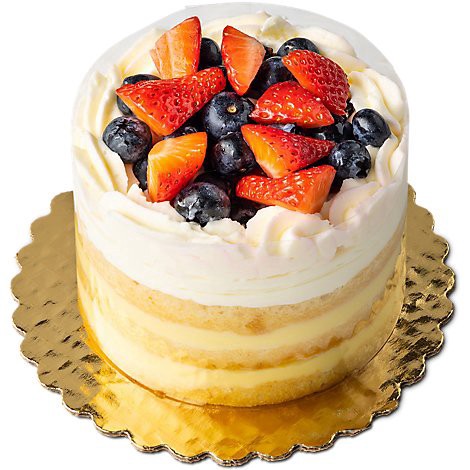 slide 1 of 1, Bakery Cake 5 Inch Boston Cream Fruit - Each, 1 ct