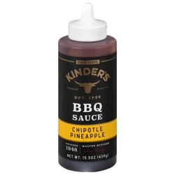 Kinder's Chipotle Pineapple BBQ Sauce 15.5 oz