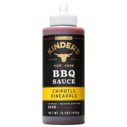 Kinder's Chipotle Pineapple BBQ Sauce 15.5 oz