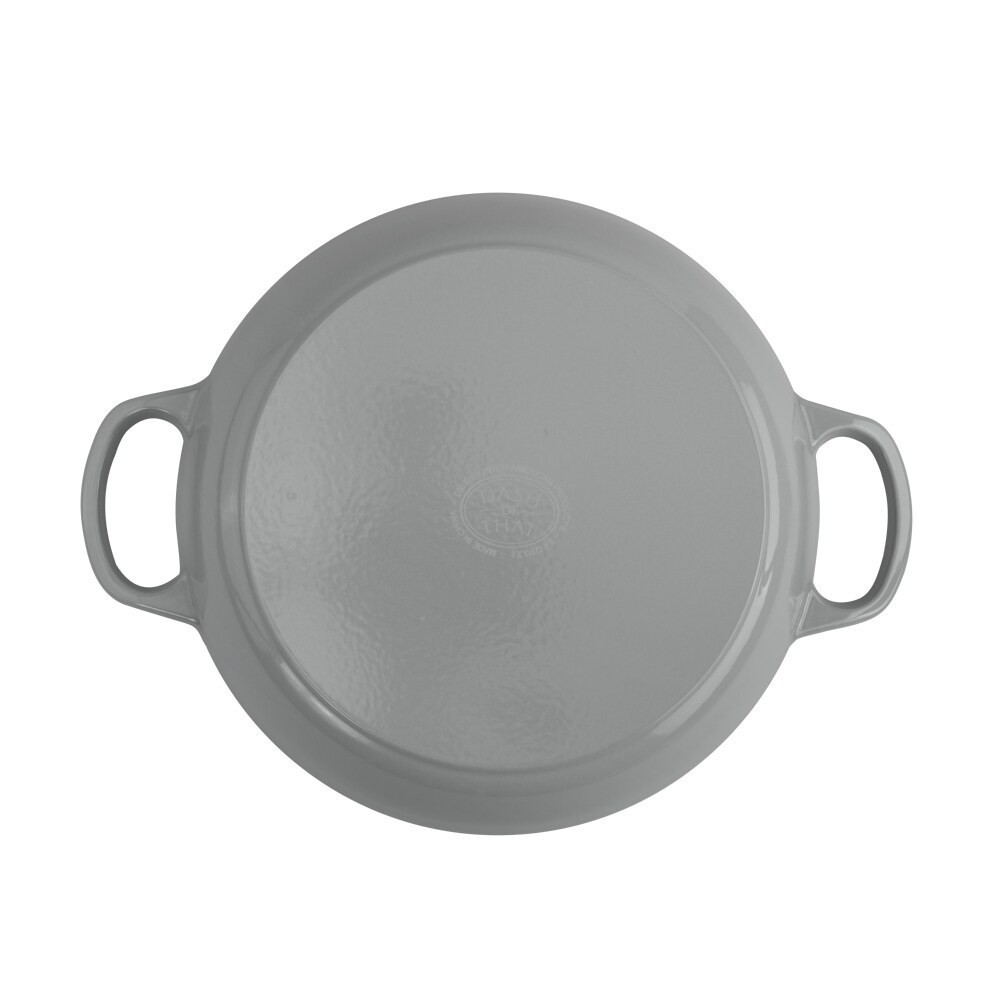 slide 4 of 5, Dash Of That Enameled Cast Iron Braisier With Lid - Gray, 3.4 qt